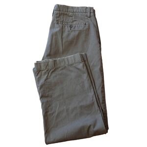 Vintage Banana Republic Mens 33 x 29 Green Chino Pants 100% Cotton Relaxed Fit